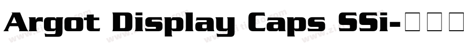 Argot Display Caps SSi字体转换